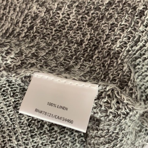 Eileen Fisher Linen lightweight open cardigan - Picture 6 of 6